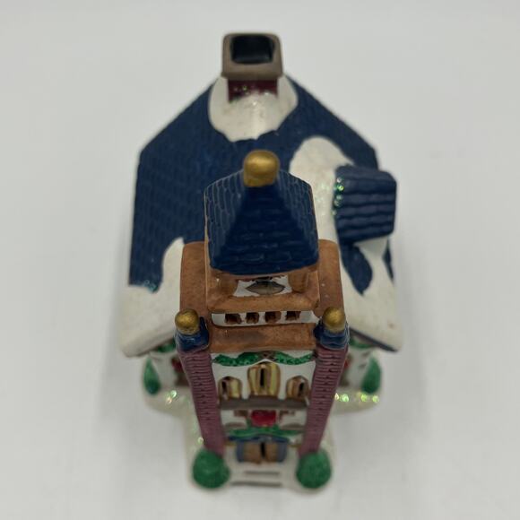 Vintage 1998 Trim a Home Porcelain Church Cathedral Hand Painted Collectibles - Picture 5 of 7